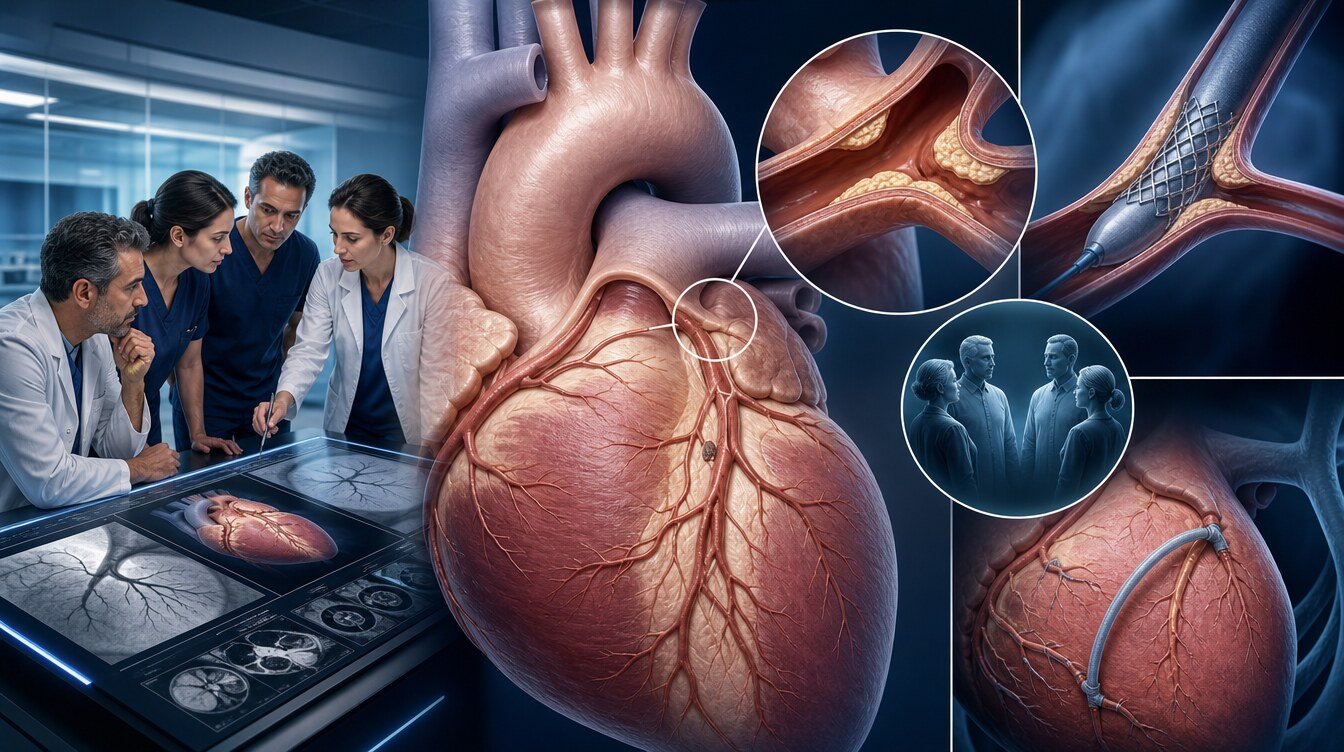 Sol ana koroner kararında Heart Team, anatomi skoru ve cerrahi riskin birlikte değerlendirilmesi