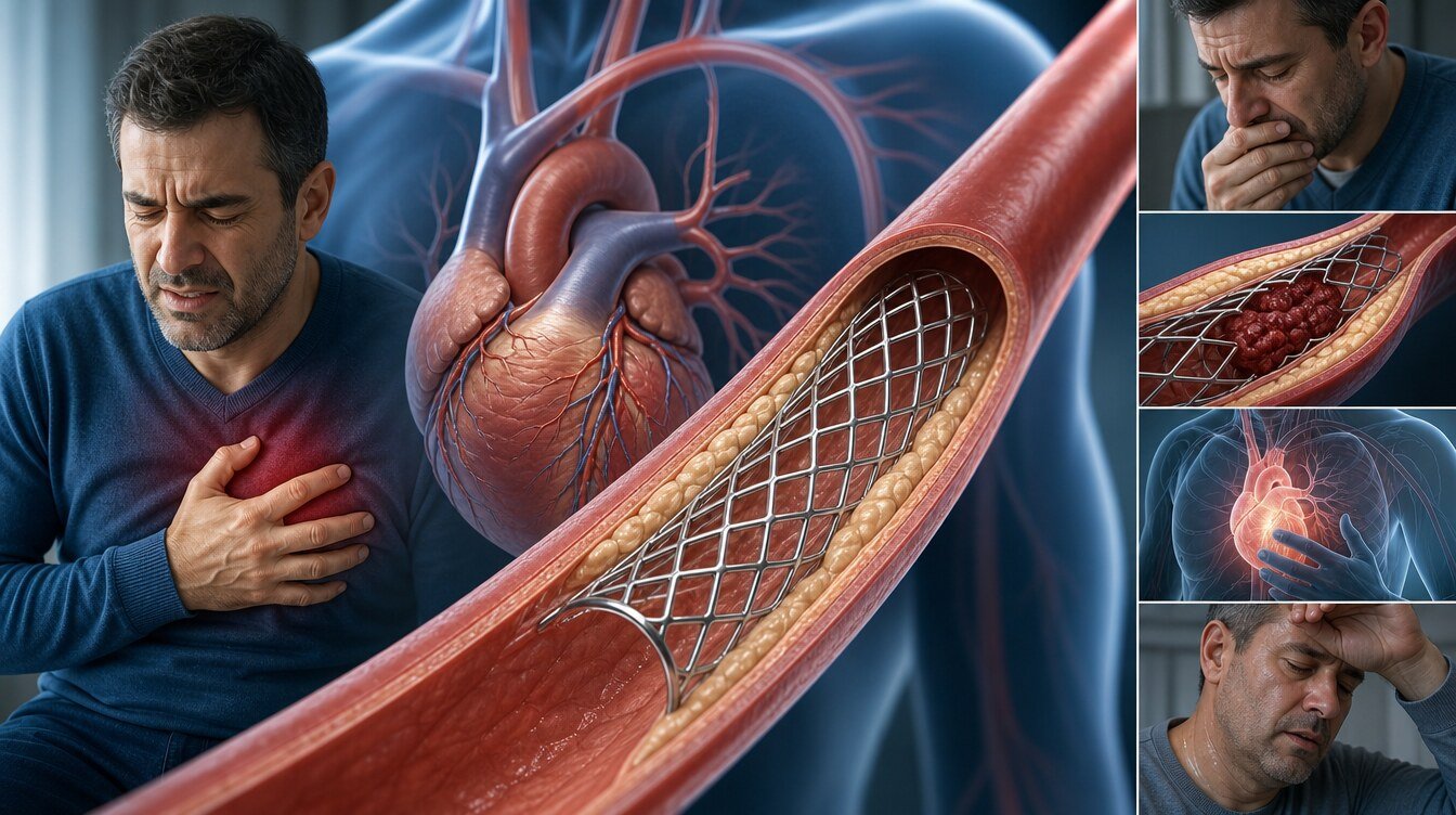 Koroner stent sonrası acil yardım gerektiren belirtiler