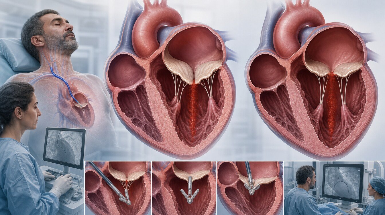 Primer mitral yetersizliği ile ventriküler sekonder mitral yetersizliğinin anatomik farkı