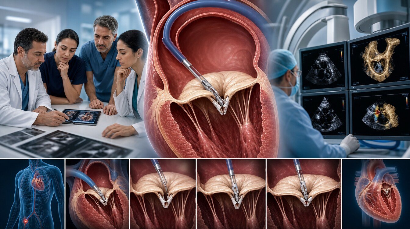 MitraClip uygunluğunda mitral yetersizliği mekanizması, tedavi optimizasyonu, anatomi ve Kalp Ekibi değerlendirmesi